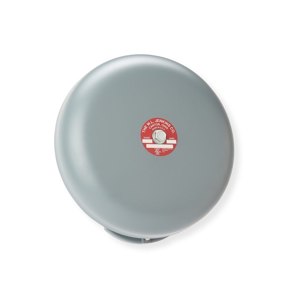 Wl Jenkins Audible, Single Stroke, 32VDC, 80-84 dB, Steel, Grey, Backplate Mount 4307 - main